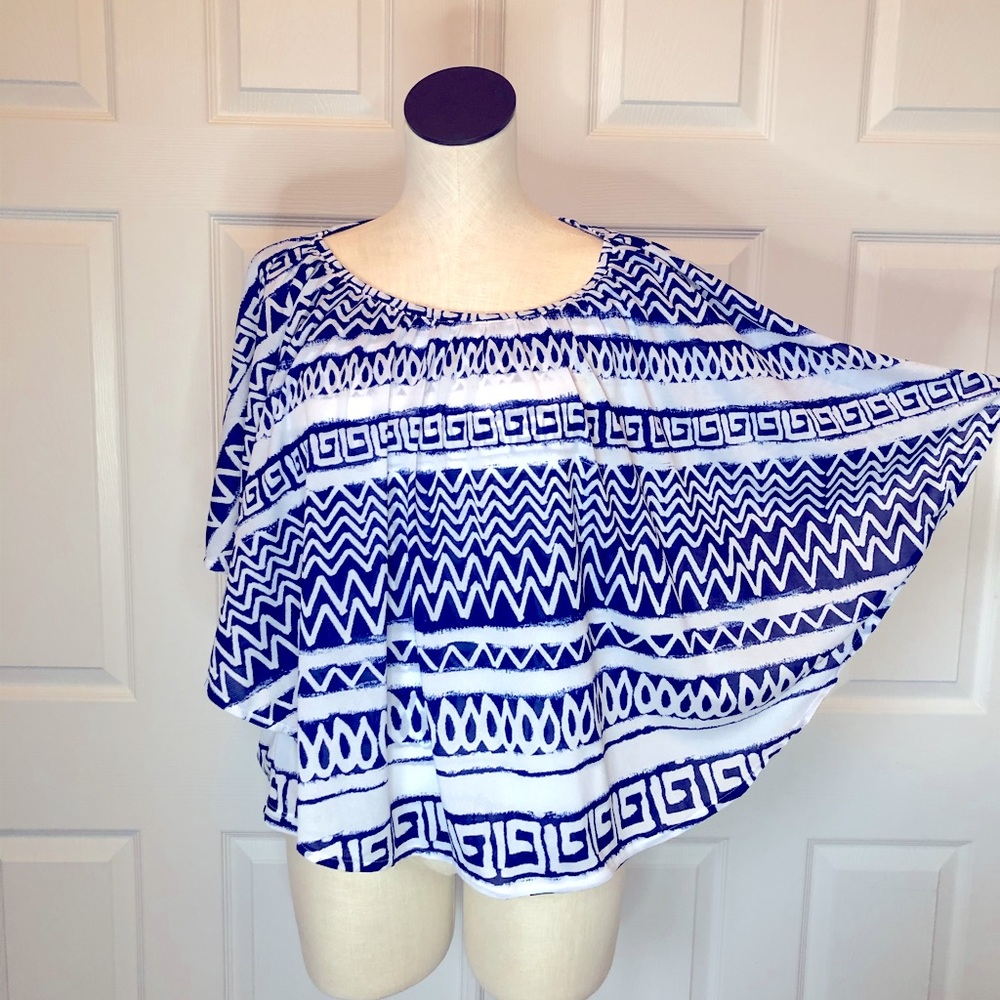 Chico’s poncho top with attached tank